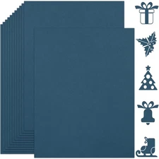 25 Sheets Navy Blue Cardstock Paper 8.5'' x 11'', 250gsm/92lb Thick Paper for...