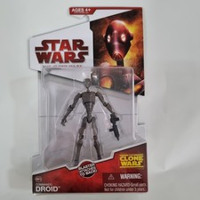 STAR WARS The Clone Wars COMMANDO DROID CW16 Hasbro MOC OVP + Star Case