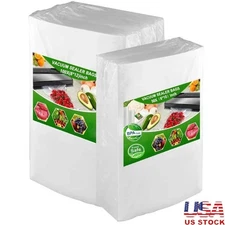Heavy Duty Vacuum Sealer Bags Sous Vide Food Storage Keep Fresh Leakproof New