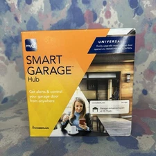 MyQ Smart Garage Door Opener Wireless & Wi-Fi Garage Hub with Smartphone Control
