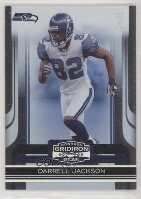 2006 Donruss Gridiron Gear Silver X's /250 Darrell Jackson #89 11rv