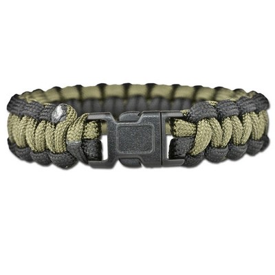 Rothco Paracord Survival Tauwerk Armband olivbraun und schwarz AUSVERKAUF