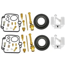 2 x Carburetor Carb Repair Rebuild Kit For SUZUKI 1994-1999 DR350SE float