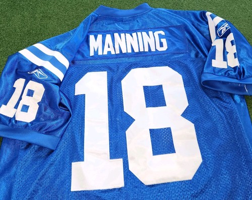 Camiseta para hombre Reebok Colts Manning #18 NFL talla 52 grande - Imagen 5 de 8