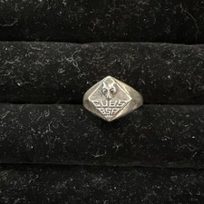 Vintage Scouts Cubs BSA Band Ring Sz 5 Sterling Silver 4.1g