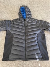Vintage Lands End Hooded Down Mens Jacket Xl