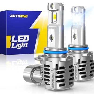 2PCS 9005 HB3 LED Bulbs Conversion Kit High Low Beam 6500K Super White CANBUS