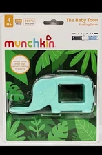 Munchkin The Baby Toon Silicone Teething Spoon - Green Elephant / BPA Free / 4M+