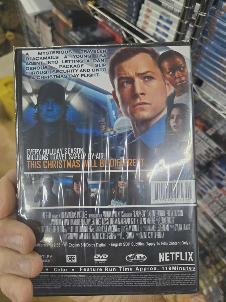 Carry-On (2024) DVD, Brand New, Sealed - Image 2 of 2