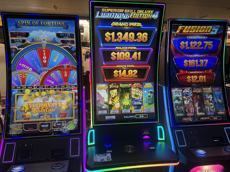 Skill games Spin of Fortune Lightning Edition 4 Fusion 5 Electronic Slot Machine
