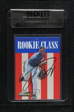 BAS 1996 Collector's Choice Rookie Class Jermaine Dye Seal of Authenticity 3c7