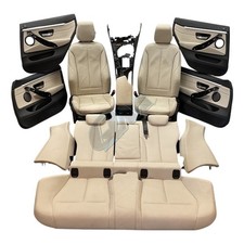 BMW 4 Series F36 White Oyster Leather M Sport Interior Seats Cards