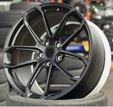 21 5x112 Matte Black Rims For Porsche Macan 21x9.5 Et26 21x10 Et19 Staggered