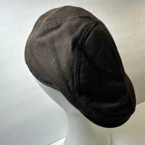 NWT Goorin Bros Newspaper Boy Flat Hat Mens Brown Medium - Picture 5 of 11