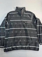 Jachs Cabin Collection Women's Sweater Cozy Mock Neck Fleece Pullover 2XL XXL