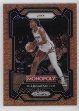2024 Panini Prizm Monopoly WNBA Deal Prizm Diamond Miller #9 16wc