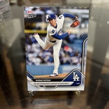 2025 Topps Now Shohei Ohtani #307 Dodgers Pitching Debut Los Angeles Dodgers