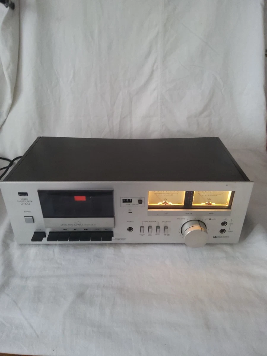 Chaîne Hi-Fi Azuki System 40 Vintage - Ampli, Tuner, Lecteur Cassette - Noir