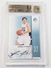 Jimmer Fredette BGS 9.5 2011-12 SP Authentic Autographs #17 Auto Rookie RC card. rookie card picture