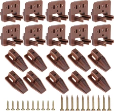 10PCS Drawer Slide Track Guide Glide for Center Mount Drawer for Dressers and...