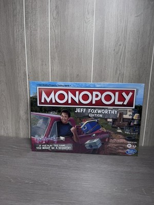 MONOPOLY Jeff Foxworthy Edition Board Game Hasbro NEW Sealed Fast-Dealing