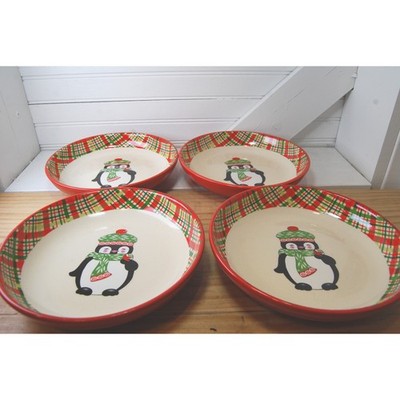 Vintage Temptations Christmas bowls Winter Whimsy by Tara 7.5 in Set of four