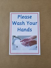Please Wash Your Hands, Laminated Poster, Nursery, Schools, Childminders