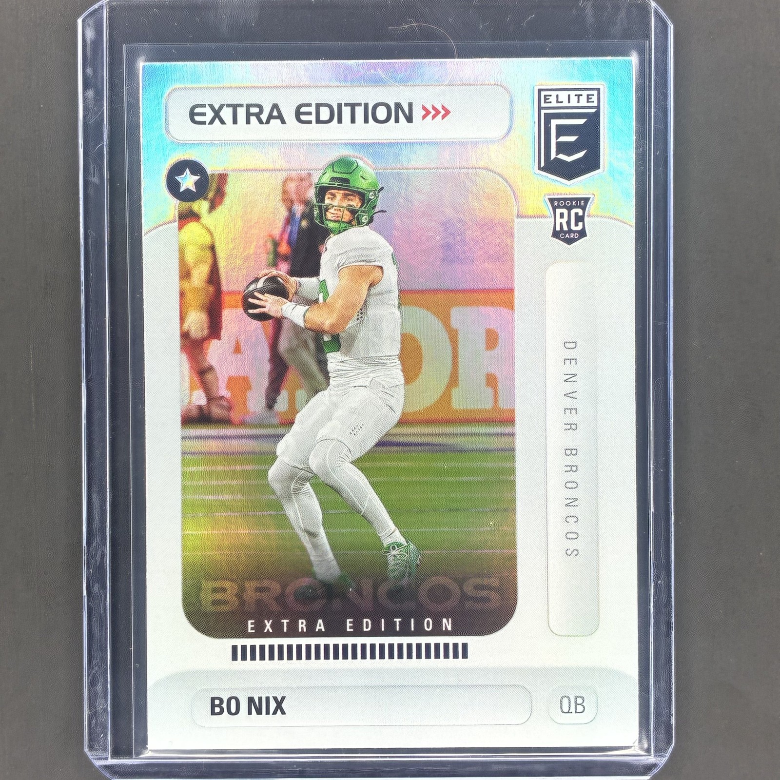 2024 Panini Donruss Elite Bo Nix #16 Extra Edition Rookie Denver Broncos RC