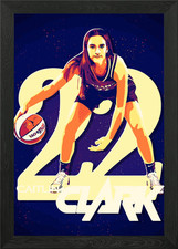 Caitlin Clark Indiana fever art Framed Wall Art Poster Canvas Print Picture
