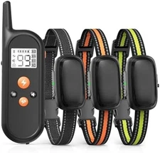[2025 Version] Dog Shock Collar with Remote Control & Safe Boosted Shock, Dog Tr