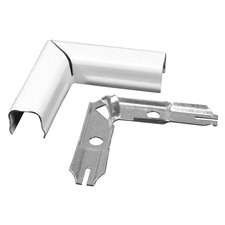 Legrand BWH6 Metal Raceway for Extending Power, 700 Series, Flat Elbow, White...