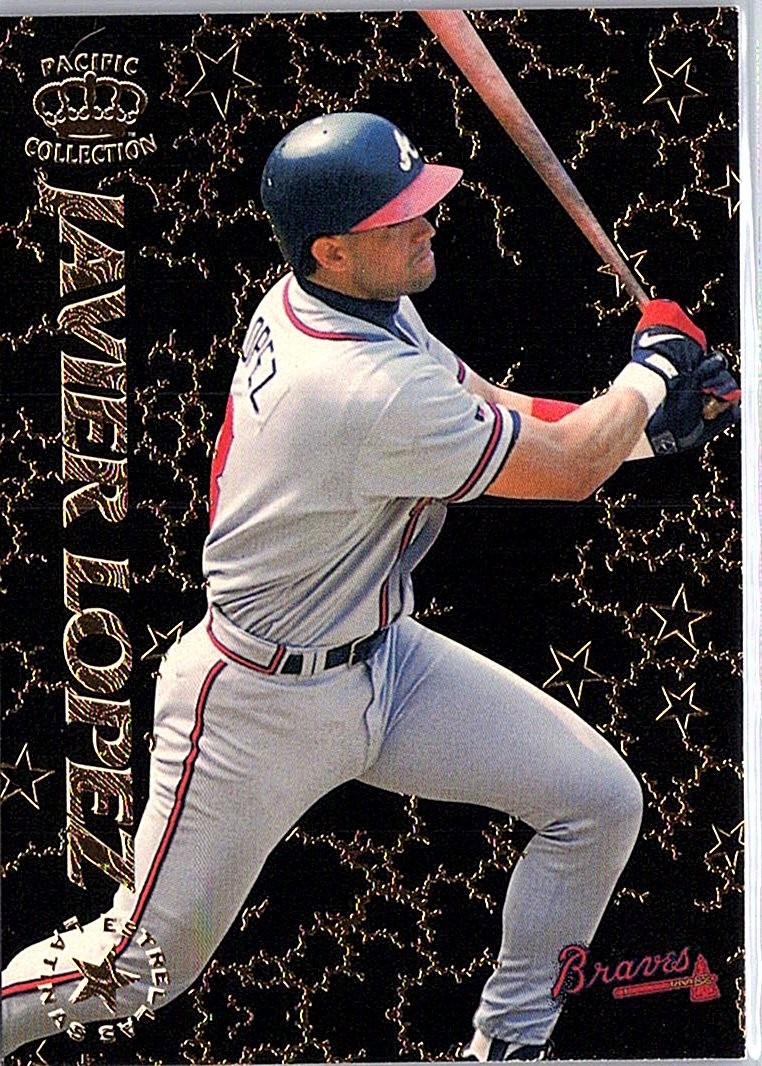 1996 Pacific Crown Collection #EL-15 Javier Lopez Estrellas Latinas