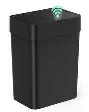 Bathroom Trash Can with Lid, 4 Gallon Motion Sensor Garbage Can Automatic Touchl