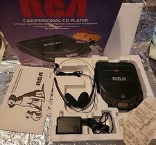 RCA Car Personal CD Player VTG Accessories In BOX