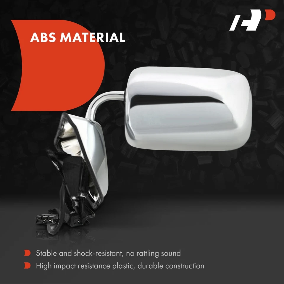 Conjunto de espejo retrovisor A-Premium de 2 piezas con ajuste de vidrio eléctrico para Dodge D100 W150 D150 Foto 3 de 4