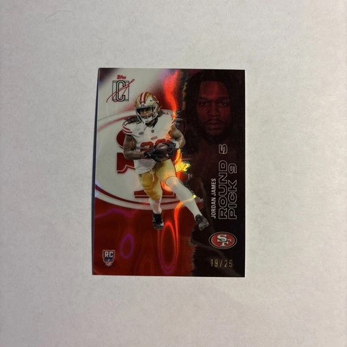 2025 Topps Signature Class Jordan James Red Lava /25 (RC) #170