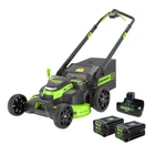 Greenworks 80V 25" Self-Propelled Lawn Mower Two Battery Port w/ 2x2.5Ah Battery