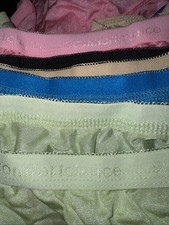 Size 13 Comfort Choice Women's Plus Size Nylon Brief 5-Pack 44  Waist Flat Multi