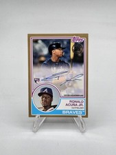 2018 Topps Baseball Ronald Acuna Jr #83A-RU 35th Anniversary Autograph /50
