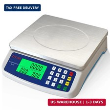 Large Digital Kitchen Scale 40kg/88lb Stainless Steel Price Computing Scale Coun