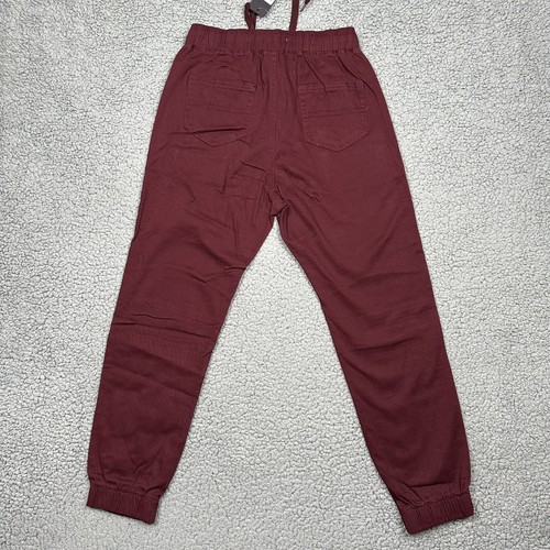 Daniel L Pants Boys 10 Premium Denimwear Elastic Waist Drawstring Joggers Maroon - Picture 11 of 11