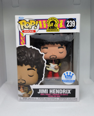 FUNKO POP! JIMI HEDRIX #239 ROCKS VINYL FIGURE FUNKO EXCLUSIVE W
