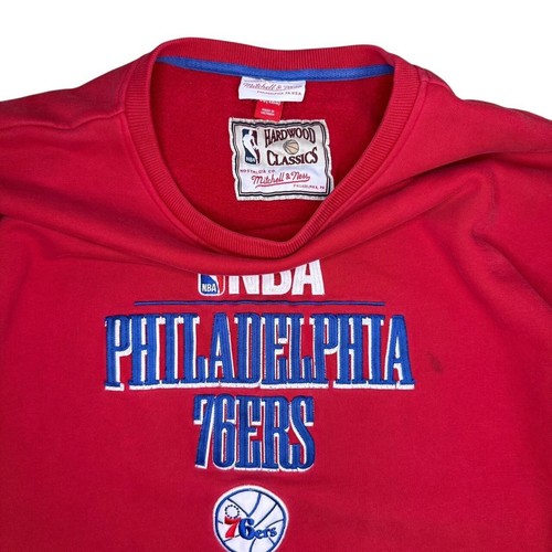 vintage philadelphia sixers crewneck 76ers Mitchell and ness Hardwood Classics - Picture 3 of 4