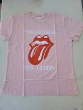 Women's The Rolling Stones Short Sleeve Graphic T-Shirt Pink