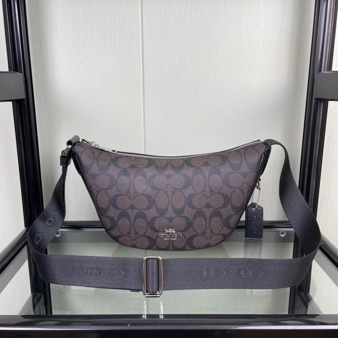 Borsa a tracolla Coach CT643 Pace firmata tela borse da donna outlet NUOVA