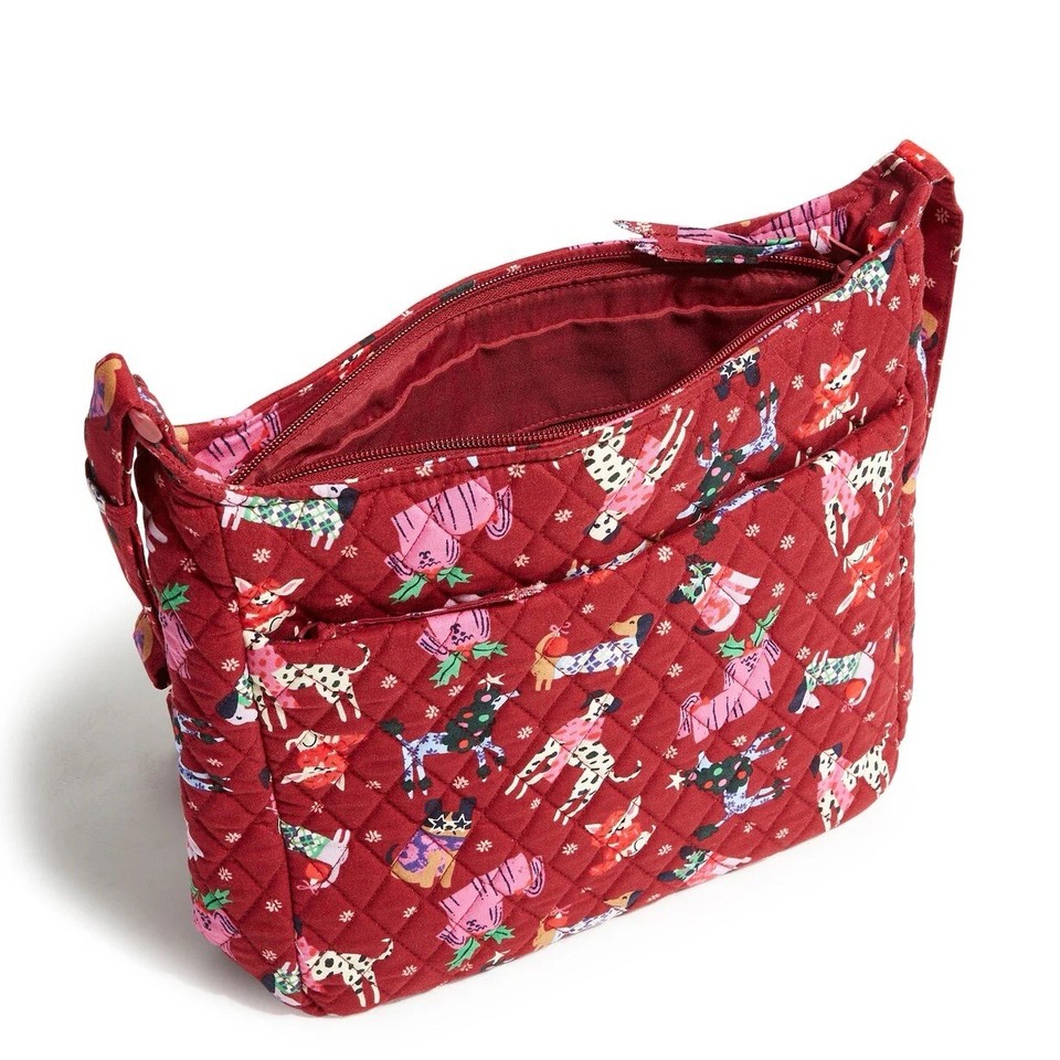 VERA BRADLEY XL Crossbody Holiday Hounds Christmas Dogs Purse Bag 95 vera-bradley-xl-crossbody-holiday-hounds-christmas-dogs-purse-bag-95