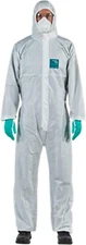 Tyvek Like Coverall Bunny Suits With Hood Elastic Wrists and Ankles ALL SIZES