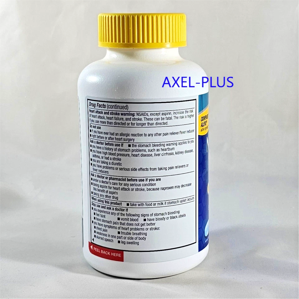 Kirkland Signature Naproxeno Sodio, 220 mg, 400 Comprimidos EXP 12/2026 Foto 2 de 3