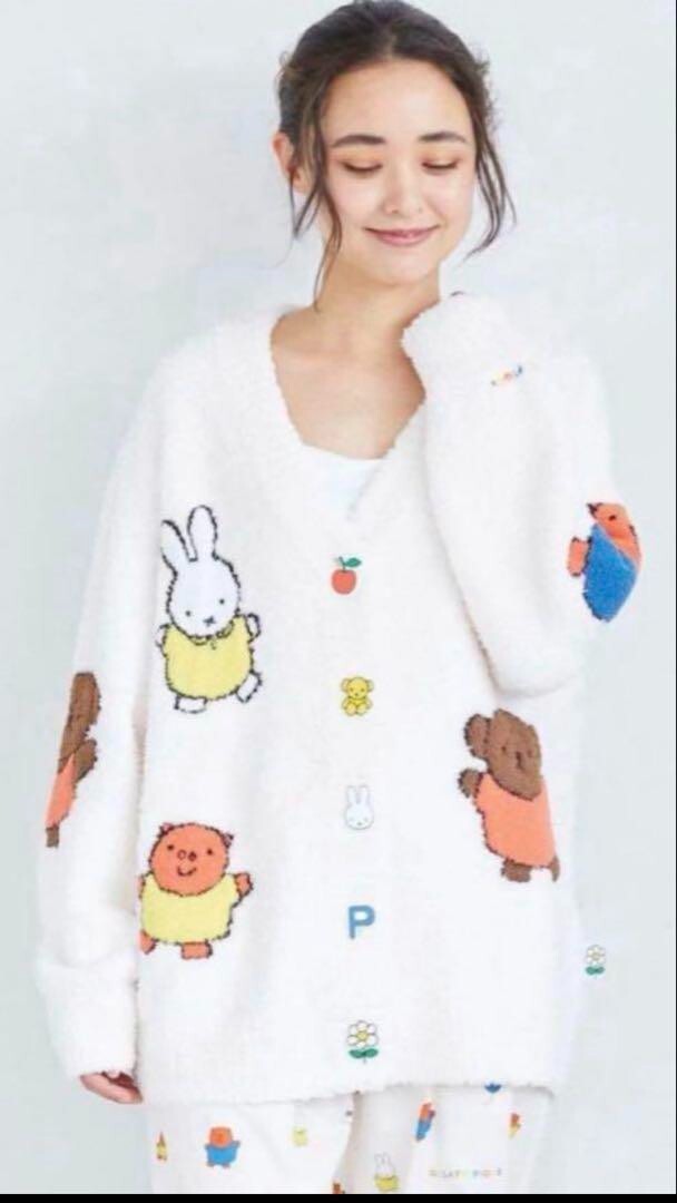 GELATO PIQUE Miffy BabiMoko Series Jacquard Cardigan Dick