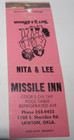 Matches Matchbook Cover Missile Inn Motel Nita & Lee Boy Girl There a Difference — photo 1